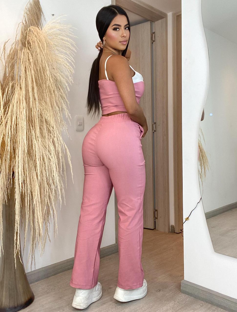 Conjunto 2 piezas pantalón y top
